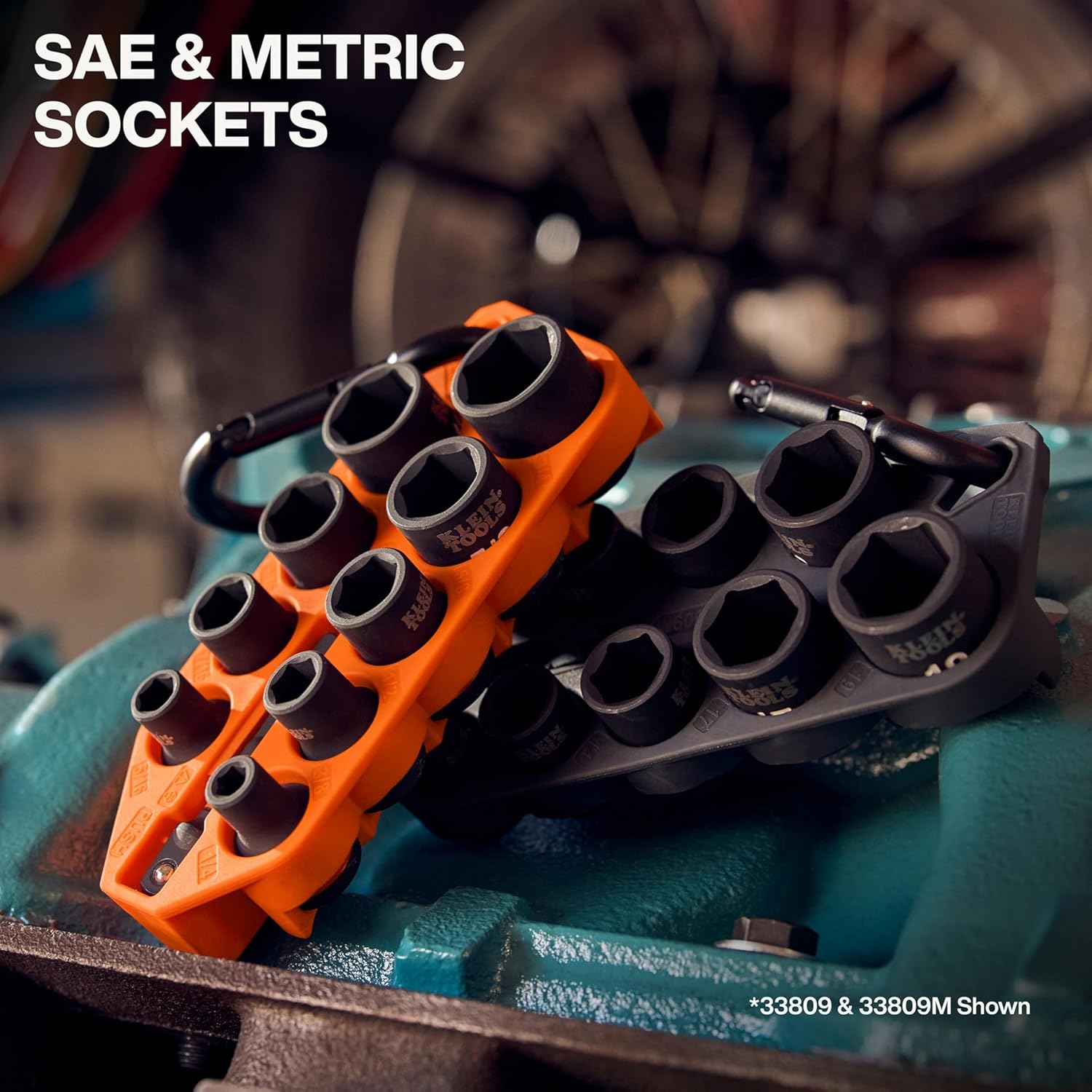 10-Piece Impact Socket Set — 3/8 in Drive, Colour-Coded