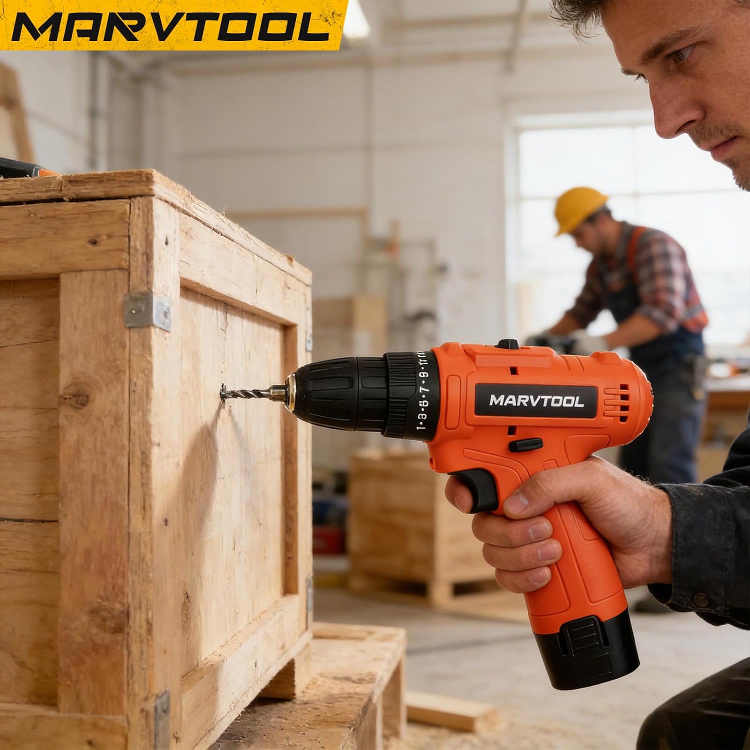 152-Piece Basic Tool Set with 12V Cordless Drill and Toolbox