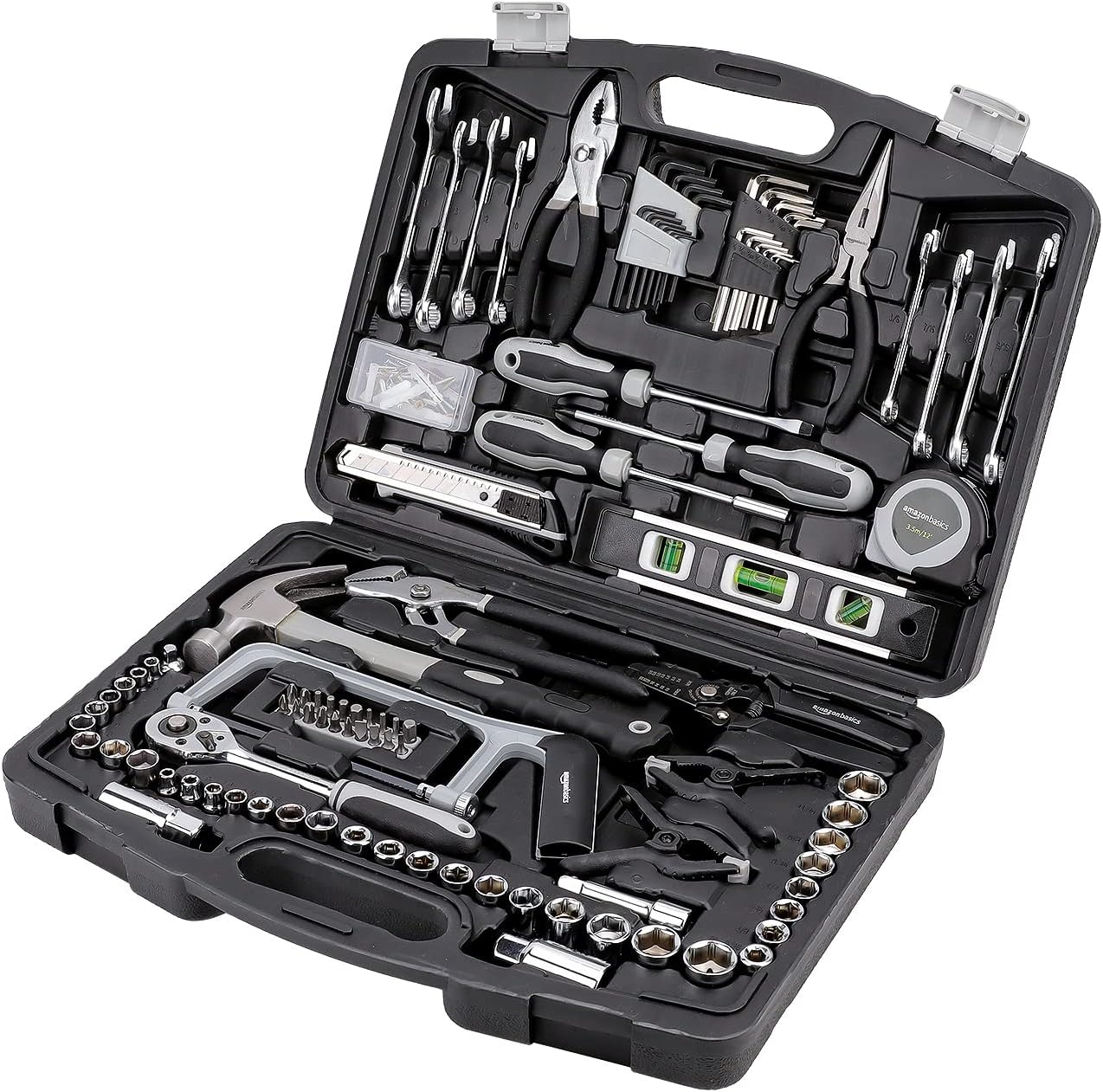 173-Piece Household Hand Tool Set with Storage Case