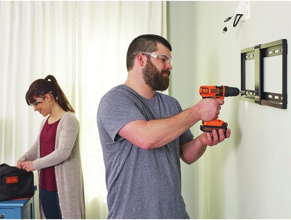 20V Cordless Drill with 68-Piece Home Project Kit