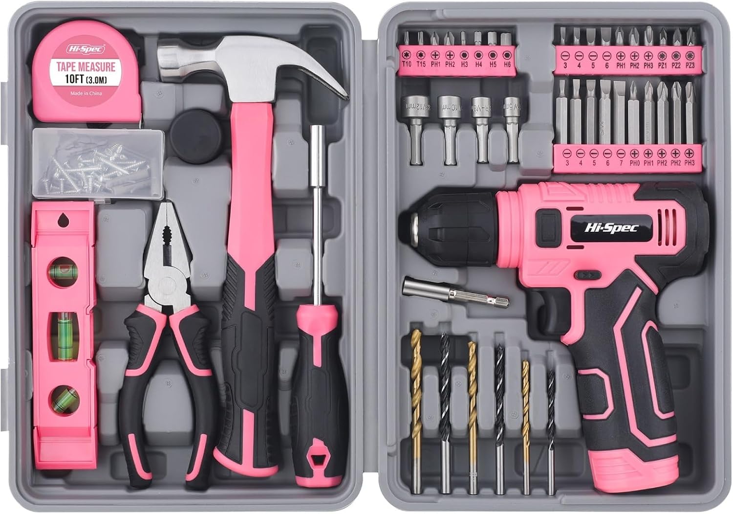 8V Cordless Drill Driver Starter Tool Kit